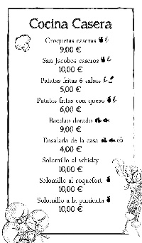 Carta Brasería Canito 1